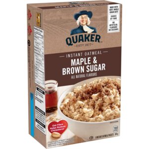 Wholesale Quaker Instant Oatmeal Maple&Brown Sugar(344g)