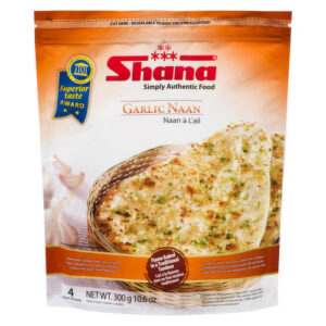Wholesale Shana Frozen Naan Garlic (300g)