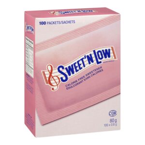 Wholesale Sweet'N Low Calorie Free Sweetener (100x0.8g)