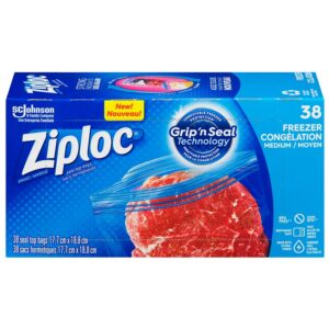 Wholesale Ziploc Brand bags Freezer Medium Value Pck(9x38ct)