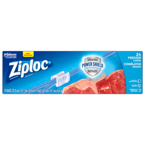 Wholesale Ziploc Brand Slider Bags Freezer Large Value Pack(9x24ct)