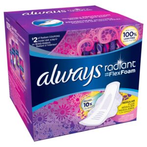 Wholesale Always Radiant Infinity Pads Regular (16's)