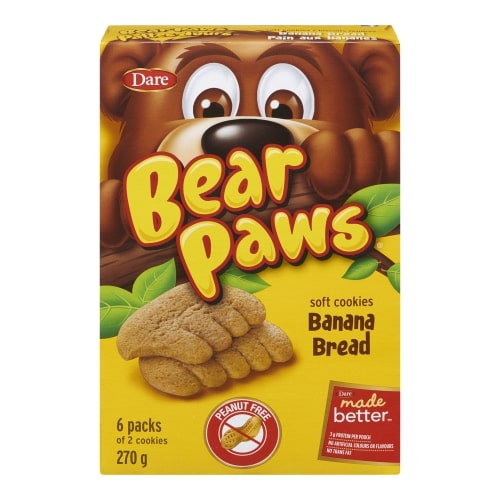 Wholesale Dare Bear Paws Banana Bread (240g)