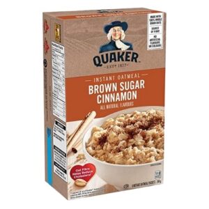 Wholesale Quaker Instant Oatmeal Brown Sugar Cinnamon (248g)