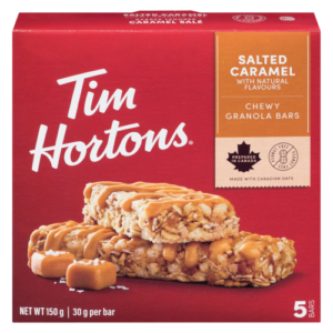 Tim Hortons Salted Caramel Granola Bar (5x30g)