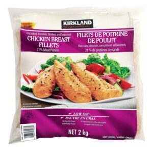 Wholesale #2 Raw Seasoned Chicken Breast Fillet Frozen (1kg)