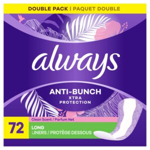 Wholesale Always Anti Bunch Xtra Daily Liners scented (72's)