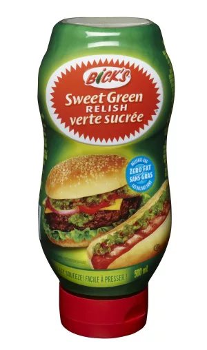 Wholesale Bicks Sweet Green Relish Squeeze (500ml)