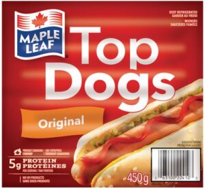 Wholesale Maple Leaf Original Wieners (450g)