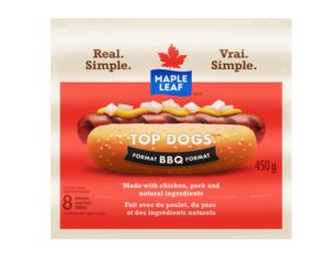 Wholesale Maple Leaf Regular BBQ Wieners (450g)