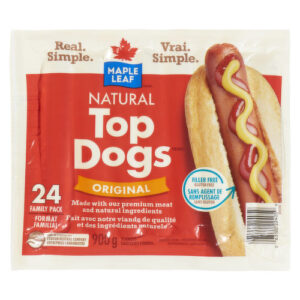 Wholesale Maple Leaf Top Dogs Original Wieners (900g)