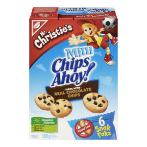 Wholesale Mr.Christie's Snak Paks Mini Chips Ahoy(180g)