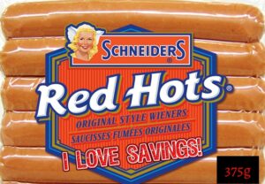 Wholesale Schneiders Red Hots Wieners (375g)