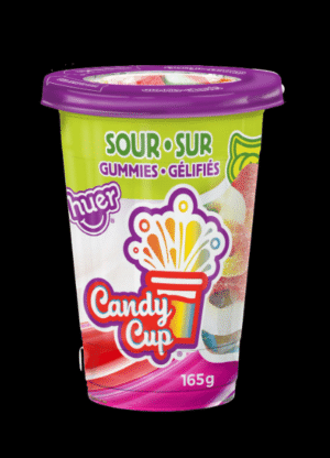 Wholesale Huer Sour Gummy Cups (165g); T18xH9