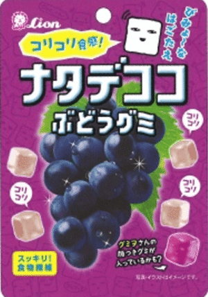Wholesale Lion Confectionery Nata De Coco Grape Gummy (44g)
