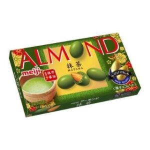 Wholesales Meiji Almond Chocolate Matcha (67g)