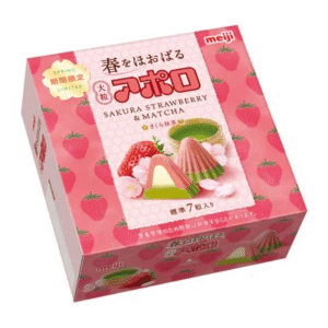 Wholesale Meiji Chocolate Apollo Sakura
Strawberry&Matcha
(42g)