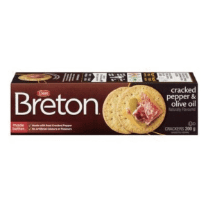 Wholesale Breton Cracked Pepper&Olive Oil
Crackers (200g)