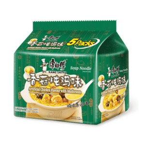 Wholesale Kang Shi Fu Artificial ChickenFlavour With Mushroom SoupNoodle (5x100g)