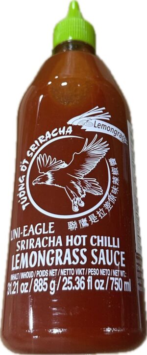 Wholesales Uni Eagle Sriracha Hot Chilli Sauce
With Lemongrass (885g)