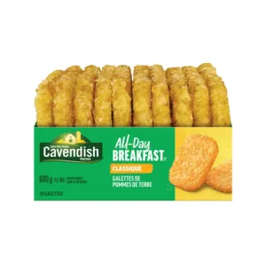 Wholesales Cavendish Classic Hash Brown Patties 10ct (600g)