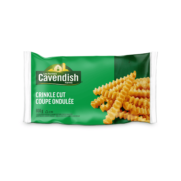 Wholesales Cavendish Crinkle Cut Fries (800g)