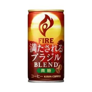 Wholesales Kirin Fire Brazil Blend Coffee Less Sugar Can (185g)