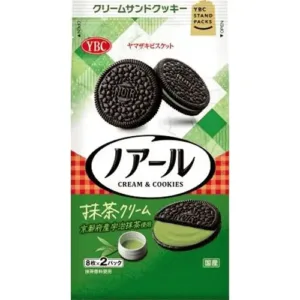 Wholesales Yamazaki Biscuits Noir Matcha Cream Sandwich Biscuit (166g)