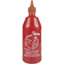 Wholesales Uni Eagle Sriracha Hot Chilli Sauce With Garlic (875g)