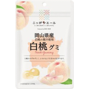Wholesales Zennoh Foods Okayama White Peach Gummy (40g)