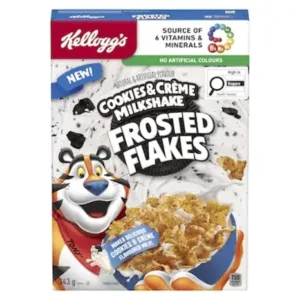 Wholesale Kellogg's Frosted Flakes Cookies & Cream Milkshake (343g)