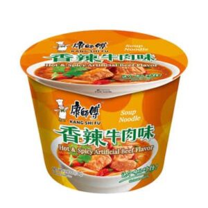 Wholesale Kang Shi Fu Hot&Spicy Artificial Beef Flavour Soup Noodle (108g)
