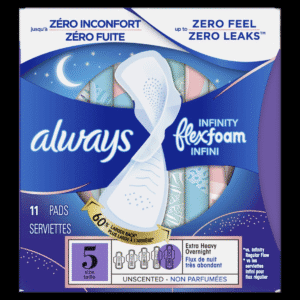 Wholesales Always Infinity Flexfoam Heavy Size 5 Unscented Pads (11ct)