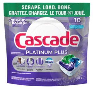 Wholesales Cascade Platinum Plus Dishwasher Fresh 10CT (160g)