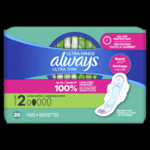 Wholesales Always Ultra Thin Size 2 Long Super Unscent Flexi Wing Pads (20ct)