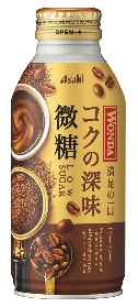 Wholesales Asahi Wonda Koku No Fukami Less Sugar Coffee Bottle Can (370g)