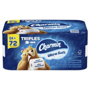 Wholesale Charmin Ultra Soft BT 2Ply 24TR=72R(183S)