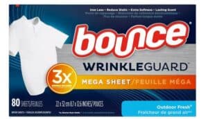 Wholesale Bounce Outdoor Fresh 3X MEGA Dryer Sheets (40s)