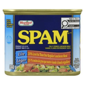 Wholesale Spam Luncheon Meat Light 25% Less Fat (340g)