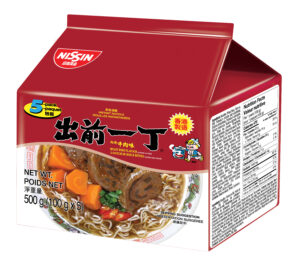 Wholesale Nissin Artificial Roast Beef Instant Noodle (5x100g)