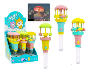 Wholesale Letime Candy Toy - Light up Merry-Go-Round (12x4g)