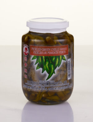 Wholesale Cock Brand Pickled Green Chilli (454g)