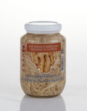 Wholesale Cock Brand Baby Ginger Strips in Brine (454g)