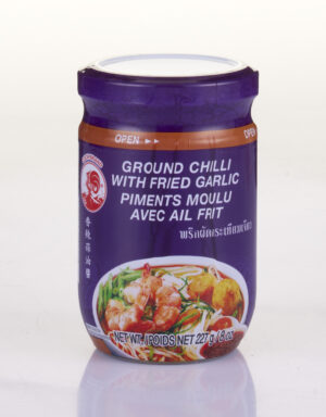 Wholesale Cock Brand Ground Chilli with Fried Garlic (227g)