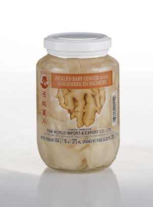 Wholesale Cock Brand Pickled Baby Ginger Slices (454g)