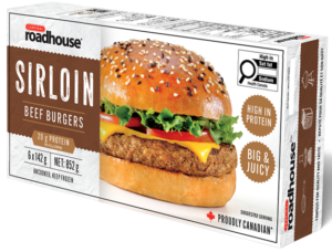 Wholesale Roadhouse Sirloin Beef Burgers (852g)