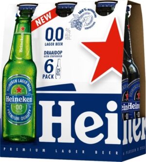 Wholesale Heineken 0.0% Non Alcoholic Lager Beer Bottle (6x330ml)