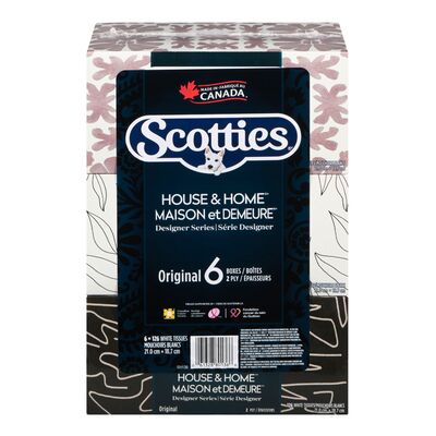 Wholesale Scotties Facial Tissue 1Pack 2Ply 126 Sheets (126s)