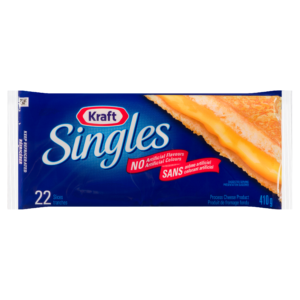 Wholesale Kraft Singles Thin Slice Cheese 22's (410g)