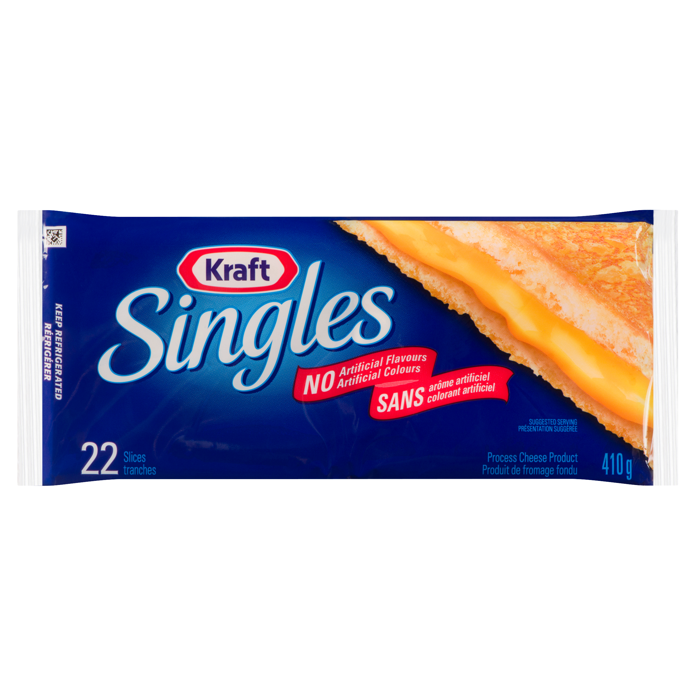 Wholesale Kraft Singles Thin Slice Cheese 22's (410g)